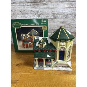 Vintage 1997 Dickens Collectibles Victorian Series - Christmas Village Library